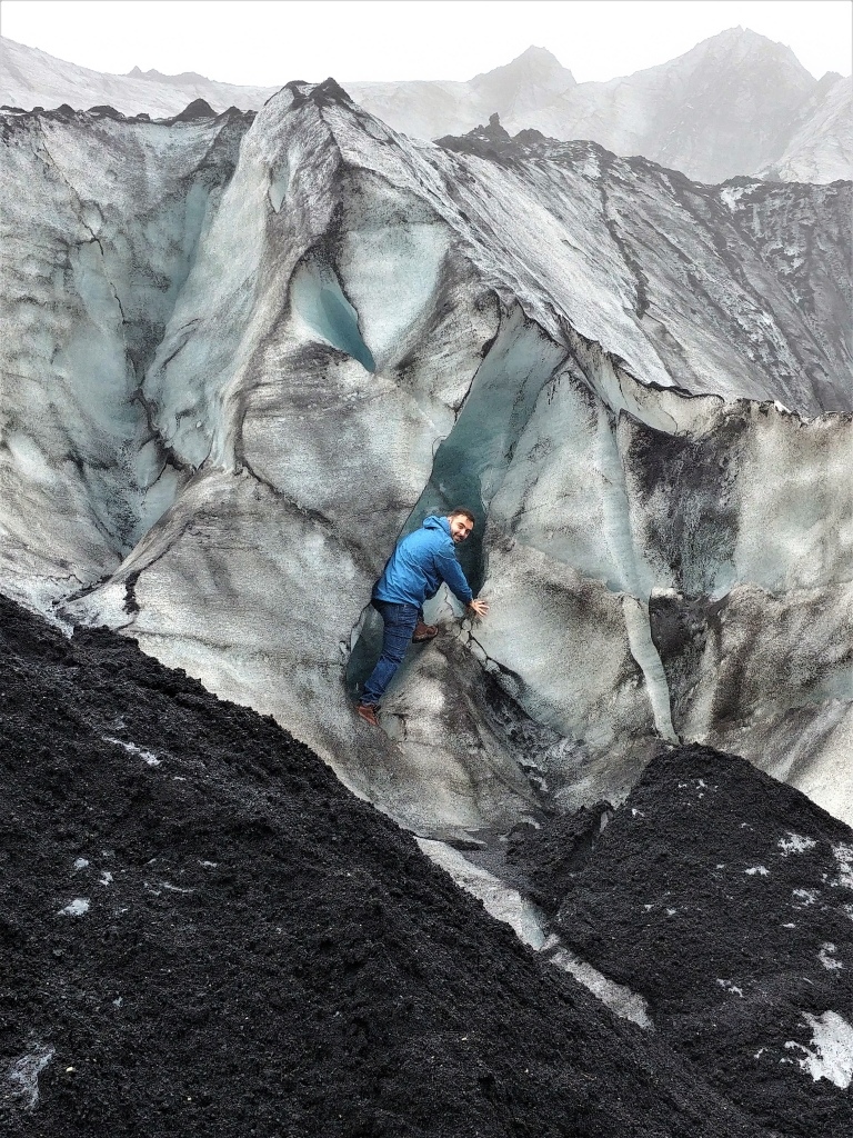 In the glacier