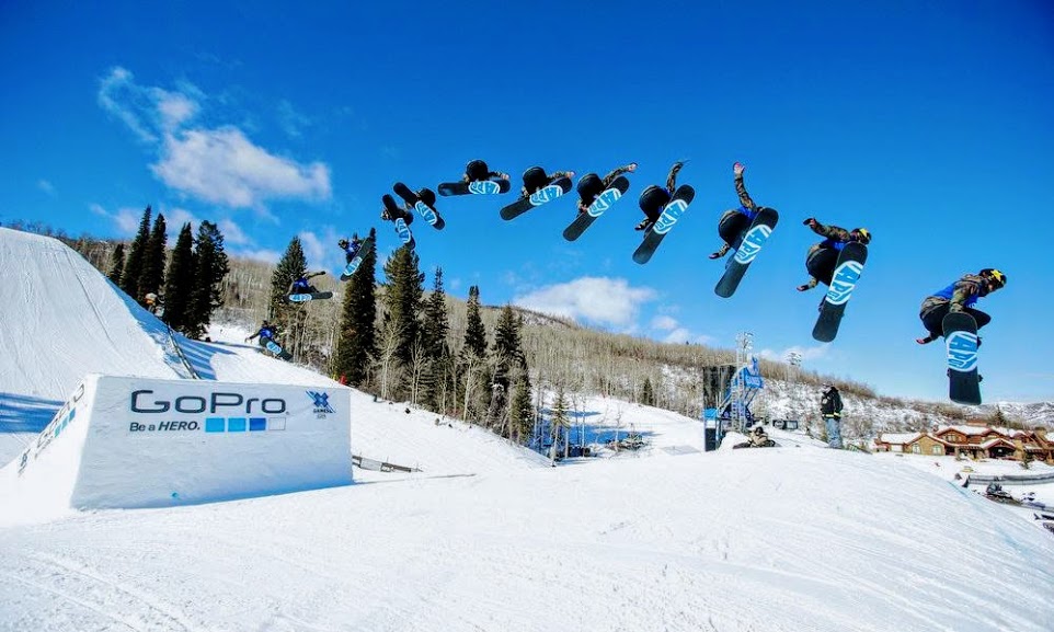 Spectacular extreme sports display in Aspen